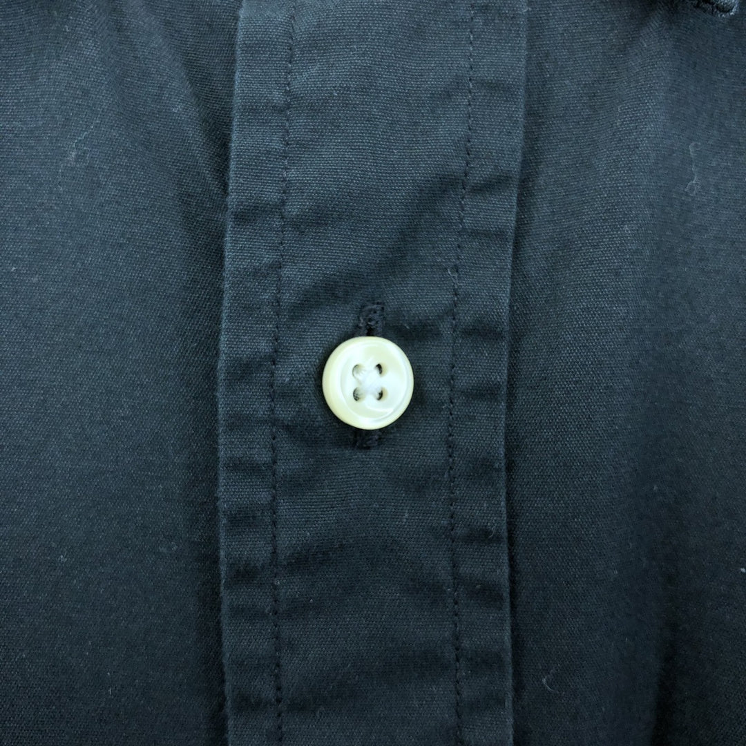 Ralph Lauren Custom Fit Long Sleeve Button Down Shirt Men's XXL cotton black type Vintage Second Hand
