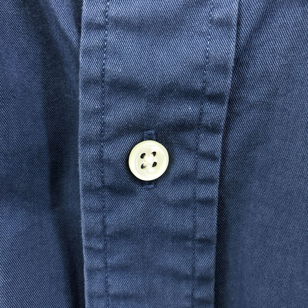 Ralph Lauren POLO by Ralph Lauren long sleeve button down shirt, men's size L cotton Blue type light blue Vintage Second Hand