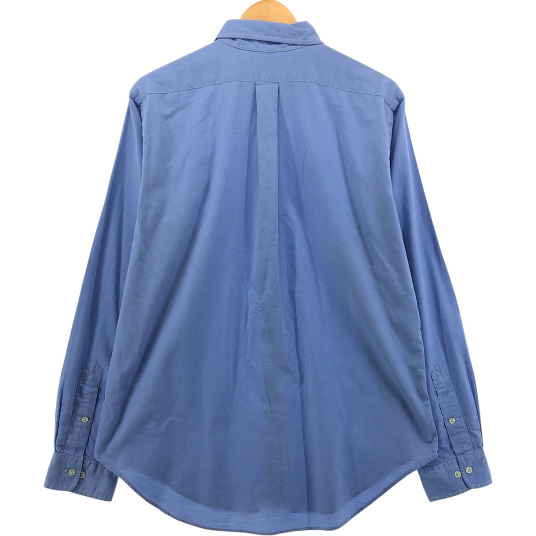 Ralph Lauren Classic Fit Long Sleeve Button Down Shirt, Men's Size L cotton Blue type light blue Vintage Second Hand