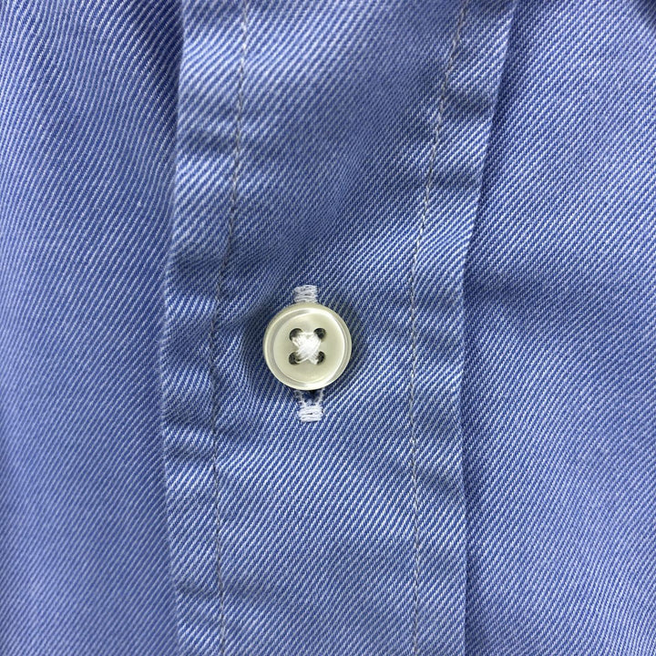 Ralph Lauren Classic Fit Long Sleeve Button Down Shirt, Men's Size L cotton Blue type light blue Vintage Second Hand