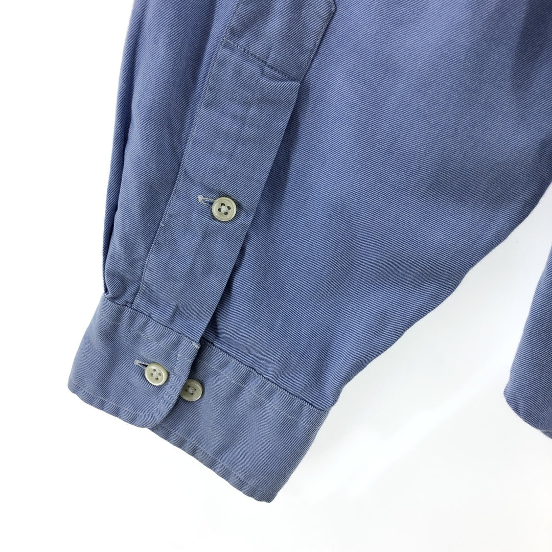 Ralph Lauren Classic Fit Long Sleeve Button Down Shirt, Men's Size L cotton Blue type light blue Vintage Second Hand