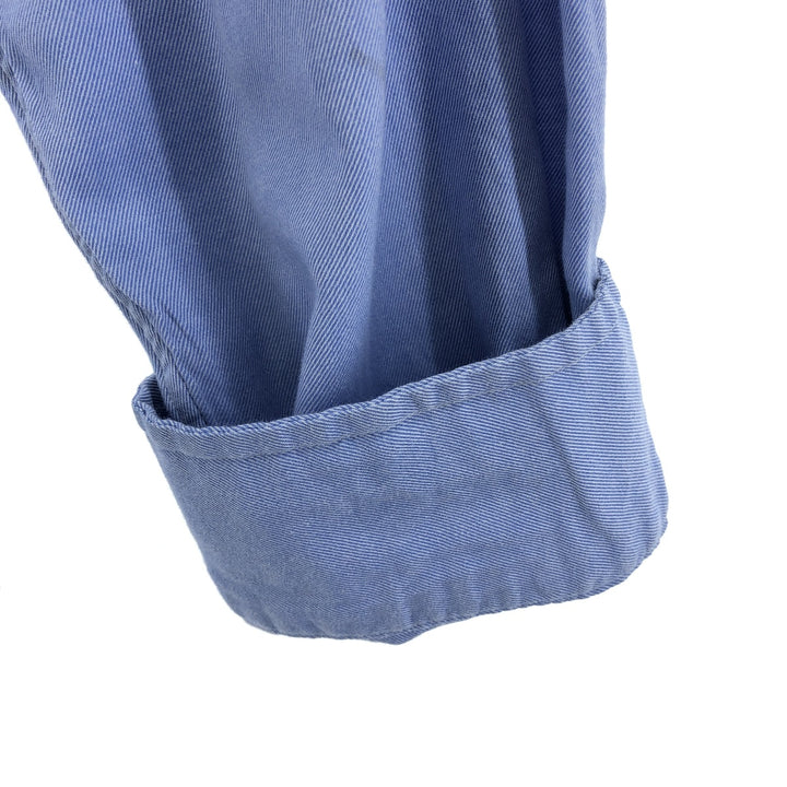 Ralph Lauren Classic Fit Long Sleeve Button Down Shirt, Men's Size L cotton Blue type light blue Vintage Second Hand
