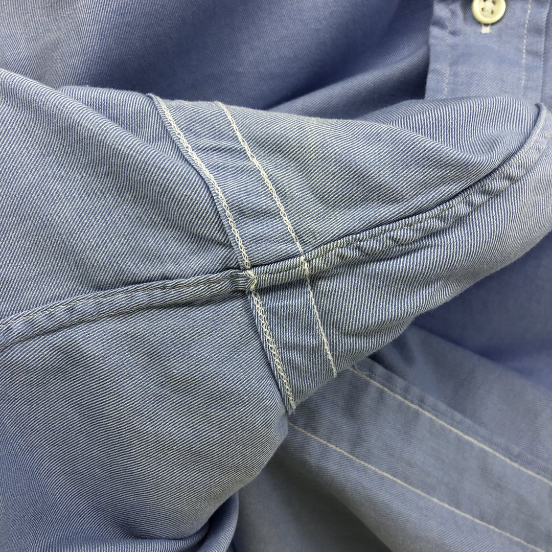 Ralph Lauren Classic Fit Long Sleeve Button Down Shirt, Men's Size L cotton Blue type light blue Vintage Second Hand