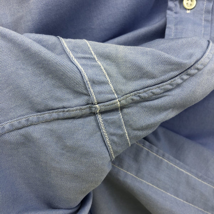 Ralph Lauren Classic Fit Long Sleeve Button Down Shirt, Men's Size L cotton Blue type light blue Vintage Second Hand