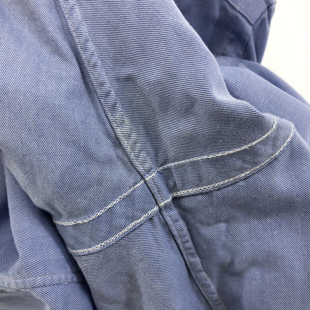 Ralph Lauren Classic Fit Long Sleeve Button Down Shirt, Men's Size L cotton Blue type light blue Vintage Second Hand