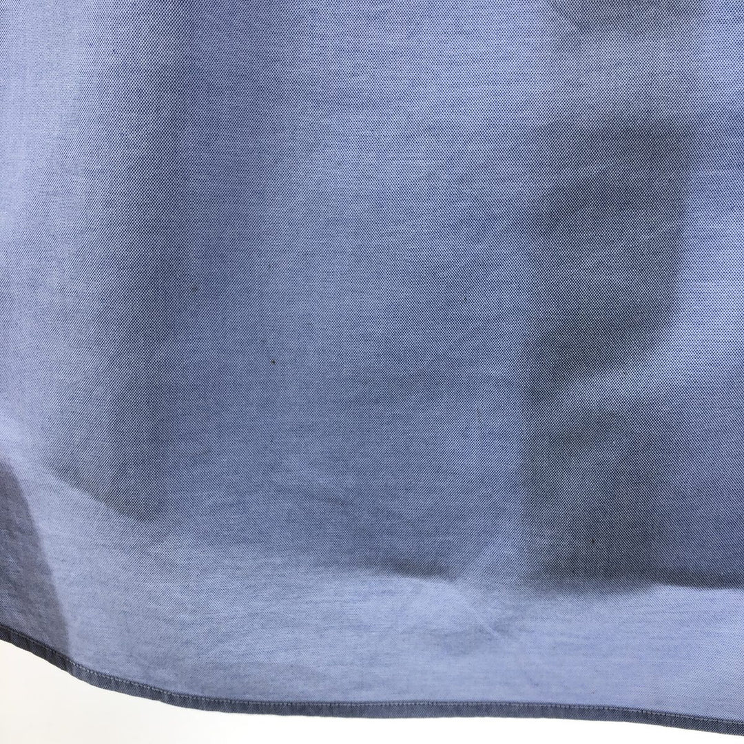 Ralph Lauren YARMOUTH long sleeve button down shirt, men's XL size cotton Blue type light blue Vintage Second Hand