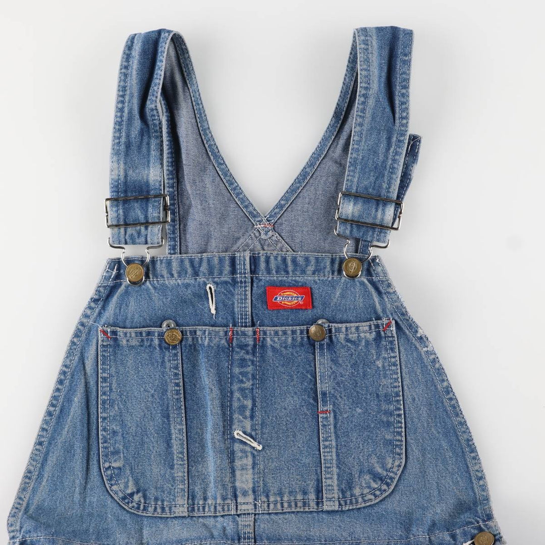 Dickies denim overalls for men, equivalent to W35 unclear blue type Vintage Second Hand