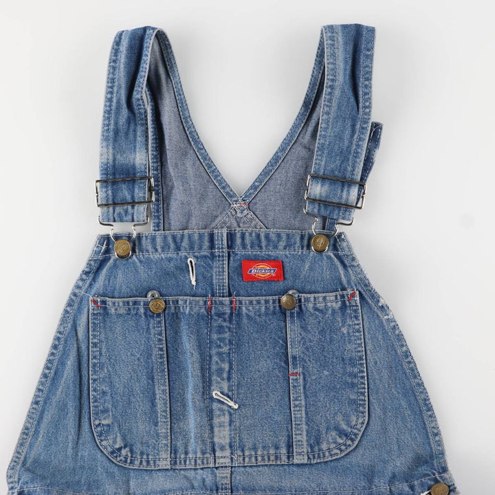 Dickies denim overalls for men, equivalent to W35 unclear blue type Vintage Second Hand