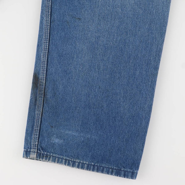 Dickies denim overalls for men, equivalent to W35 unclear blue type Vintage Second Hand