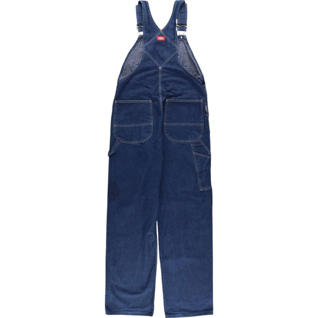 Dickies denim overalls for men, equivalent to w36 cotton blue type Vintage Second Hand