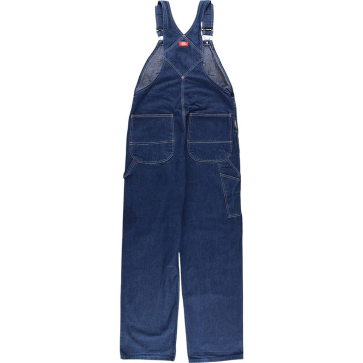 Dickies denim overalls for men, equivalent to w36 cotton blue type Vintage Second Hand