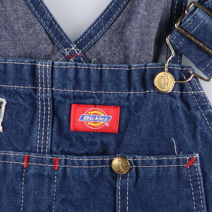 Dickies denim overalls for men, equivalent to w36 cotton blue type Vintage Second Hand