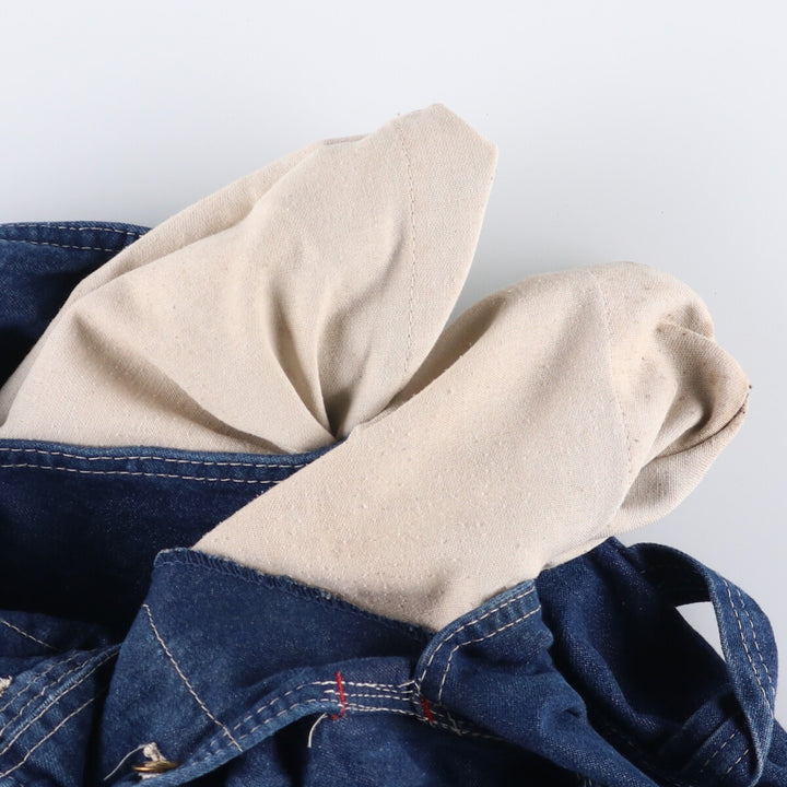 Dickies denim overalls for men, equivalent to w36 cotton blue type Vintage Second Hand