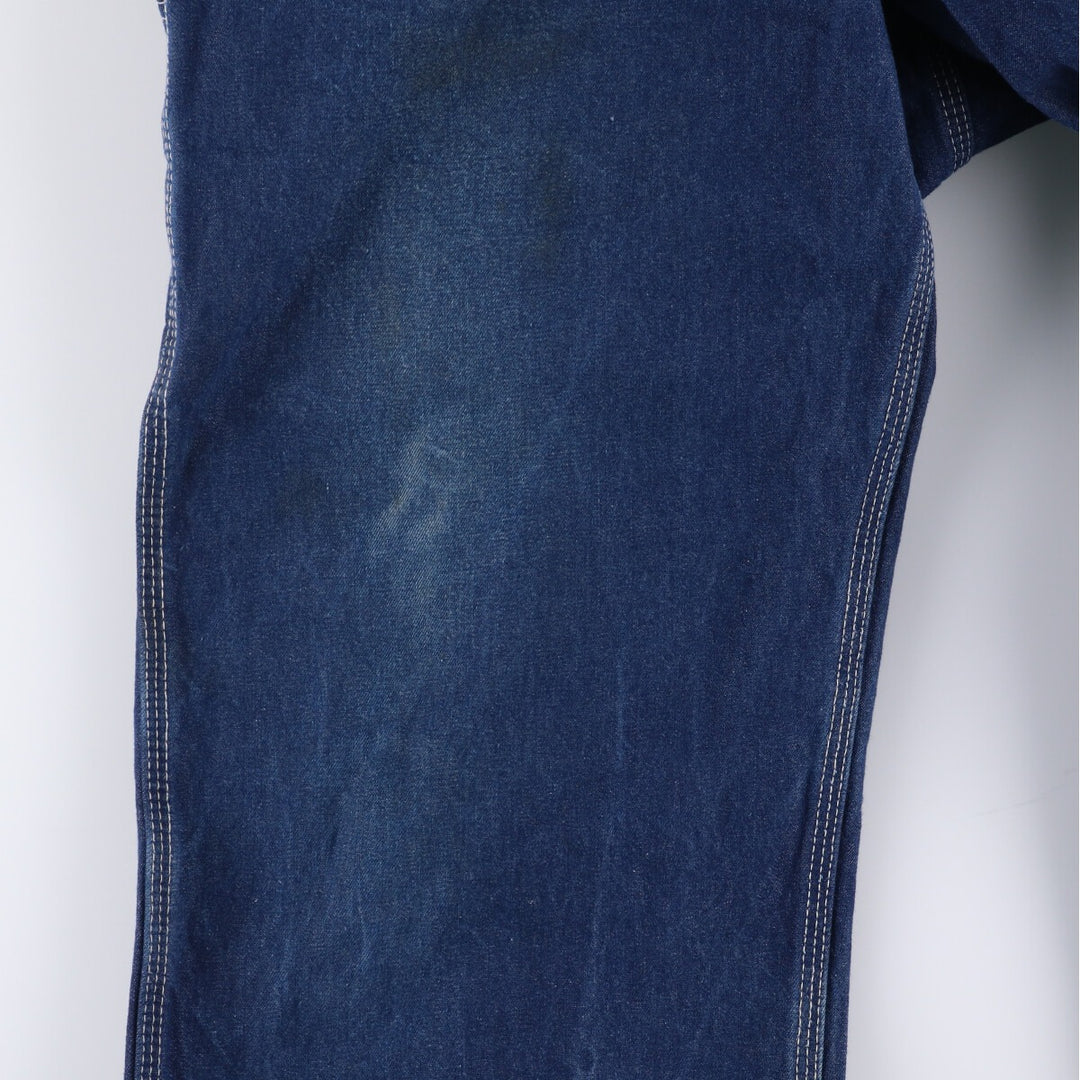 Dickies denim overalls for men, equivalent to w36 cotton blue type Vintage Second Hand