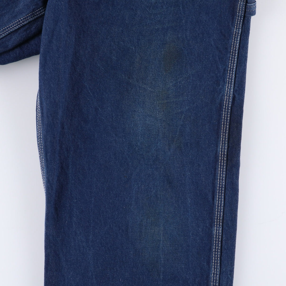 Dickies denim overalls for men, equivalent to w36 cotton blue type Vintage Second Hand