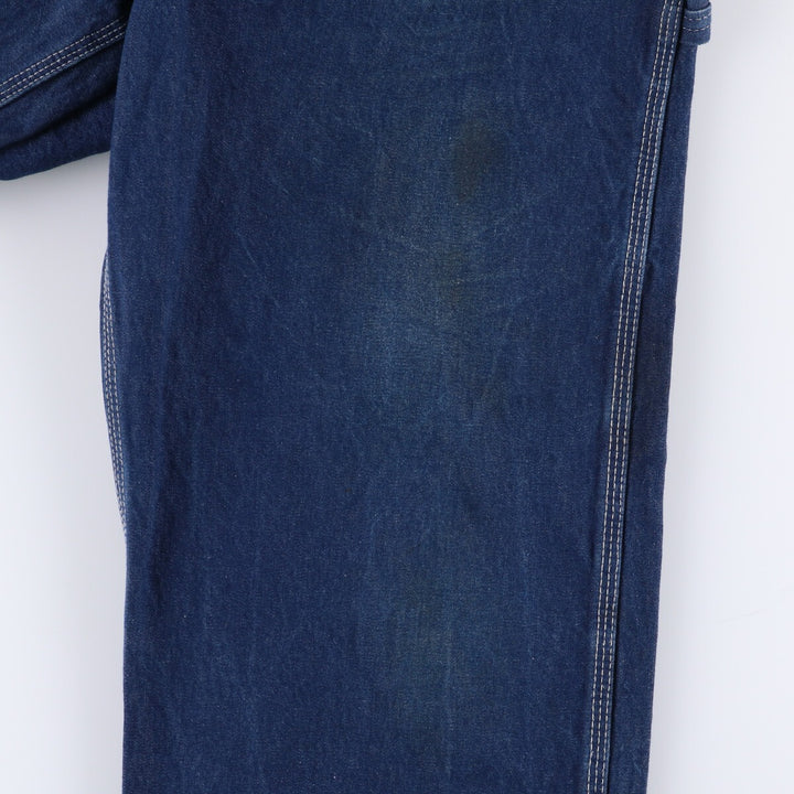 Dickies denim overalls for men, equivalent to w36 cotton blue type Vintage Second Hand