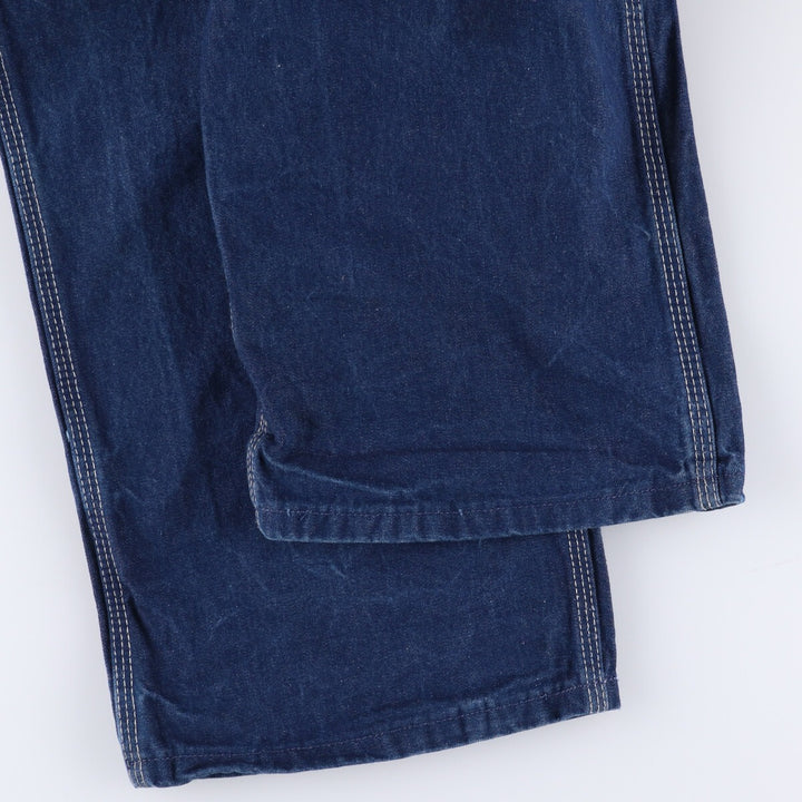 Dickies denim overalls for men, equivalent to w36 cotton blue type Vintage Second Hand