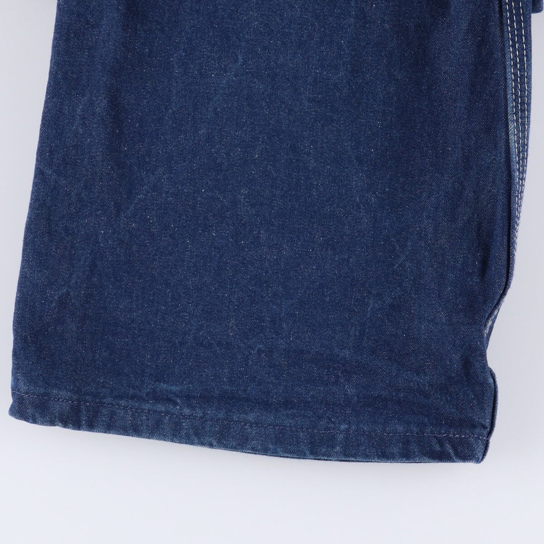 Dickies denim overalls for men, equivalent to w36 cotton blue type Vintage Second Hand