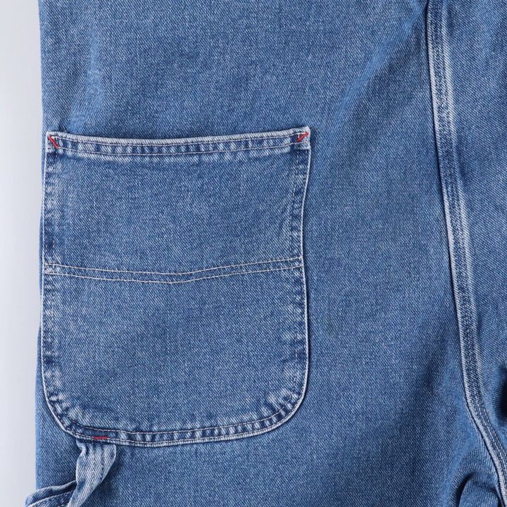 Dickies denim overalls for men, equivalent to W38 cotton blue type Vintage Second Hand