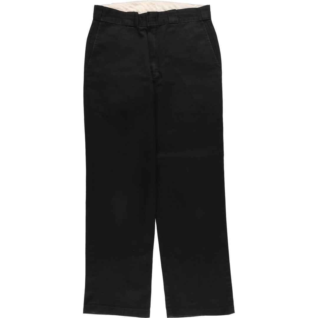 Dickies Work Pants Men's W33 polyester black type Vintage Second Hand