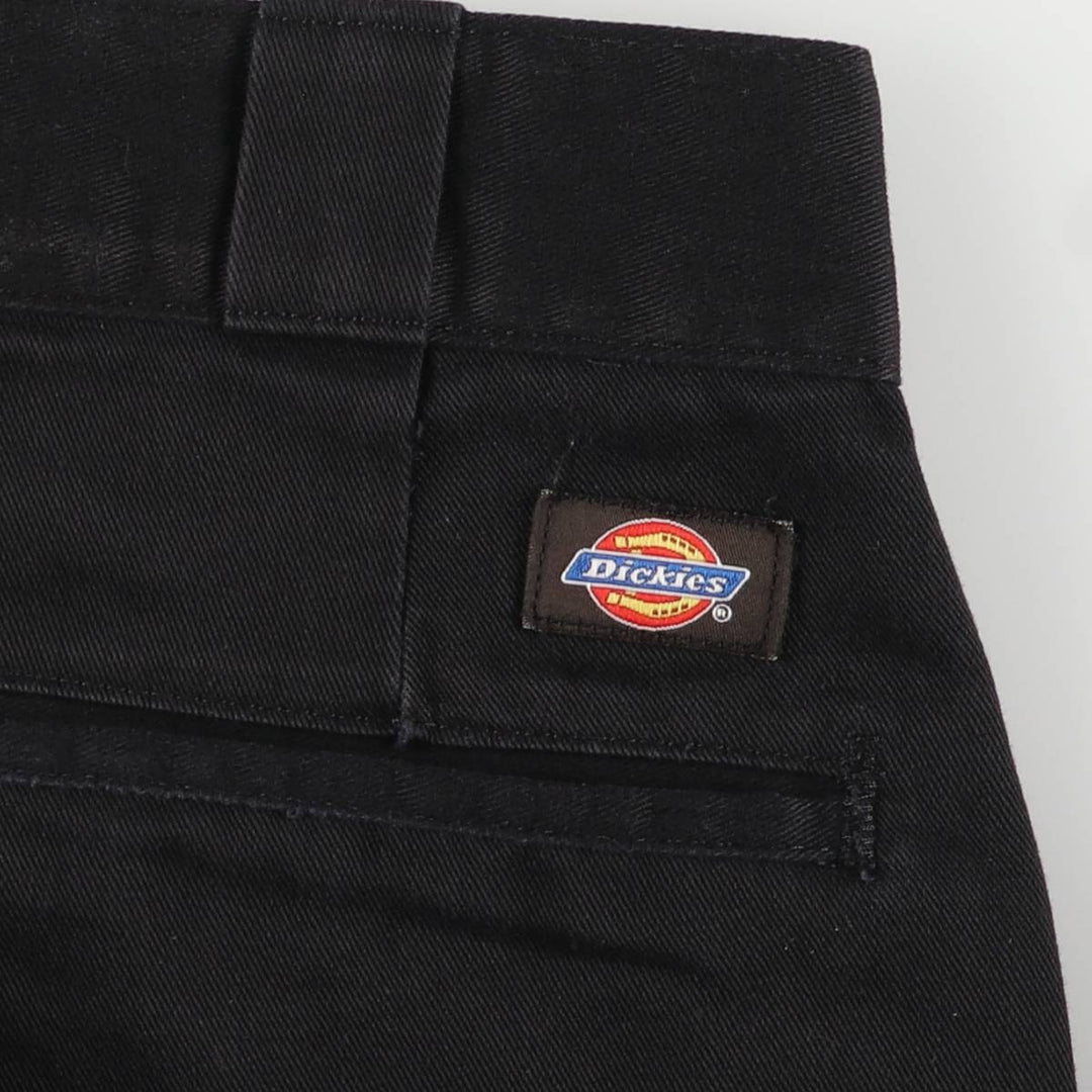 Dickies Work Pants Men's W33 polyester black type Vintage Second Hand