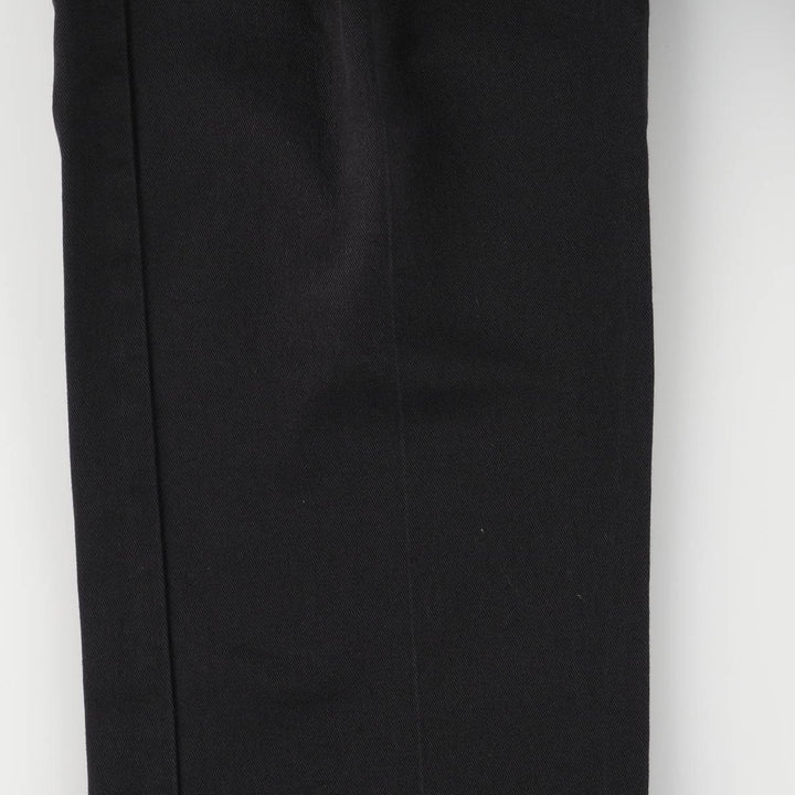 Dickies Work Pants Men's W33 polyester black type Vintage Second Hand