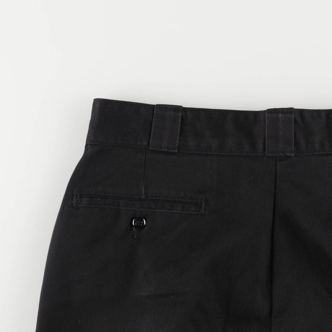 Dickies Work Pants Men's W33 polyester black type Vintage Second Hand
