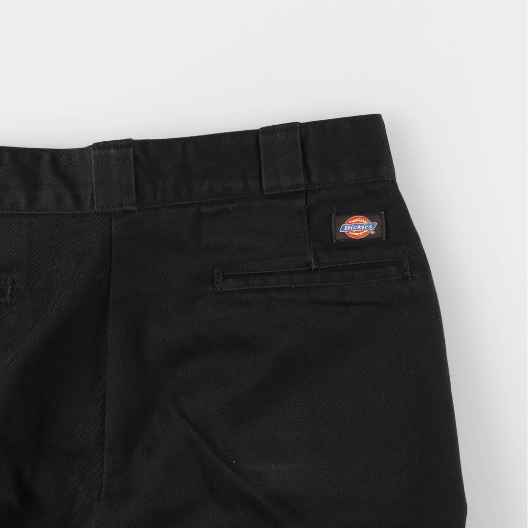 Dickies Work Pants Men's W33 polyester black type Vintage Second Hand