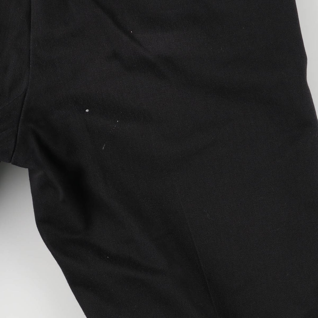 Dickies Work Pants Men's W33 polyester black type Vintage Second Hand