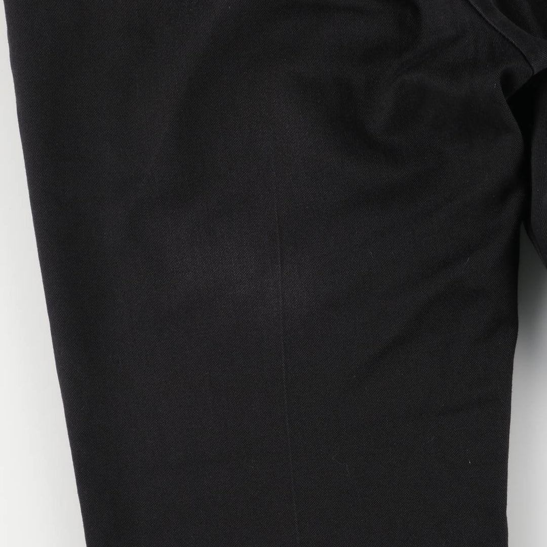 Dickies Work Pants Men's W33 polyester black type Vintage Second Hand