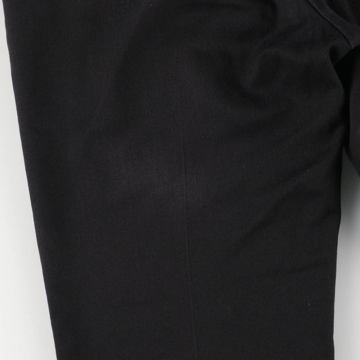 Dickies Work Pants Men's W33 polyester black type Vintage Second Hand