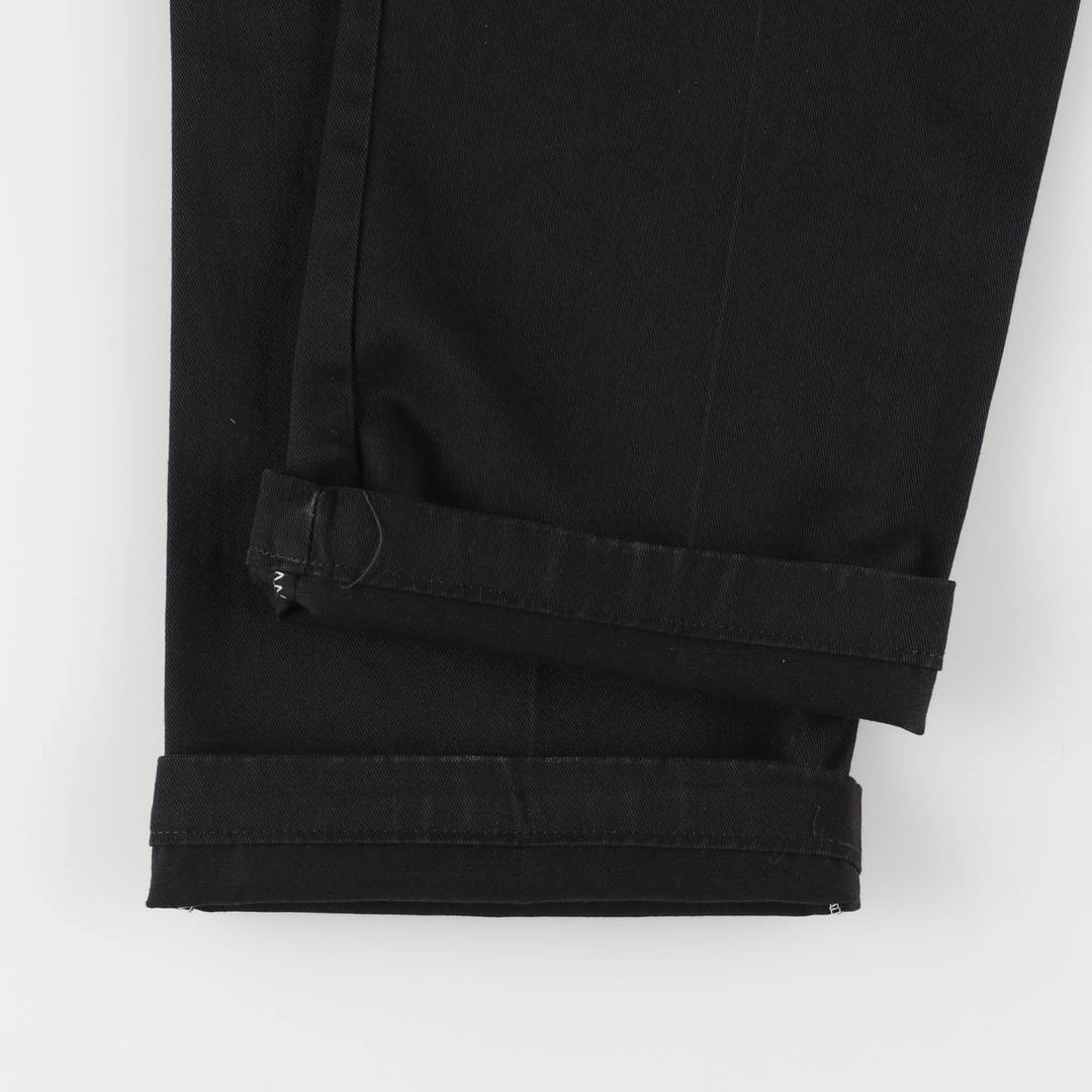 Dickies Work Pants Men's W33 polyester black type Vintage Second Hand