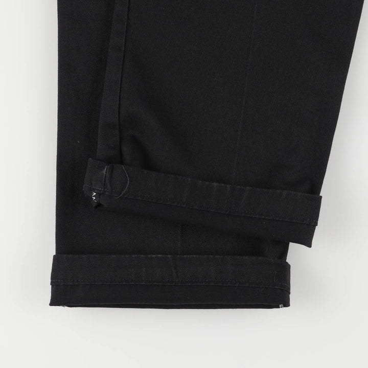 Dickies Work Pants Men's W33 polyester black type Vintage Second Hand