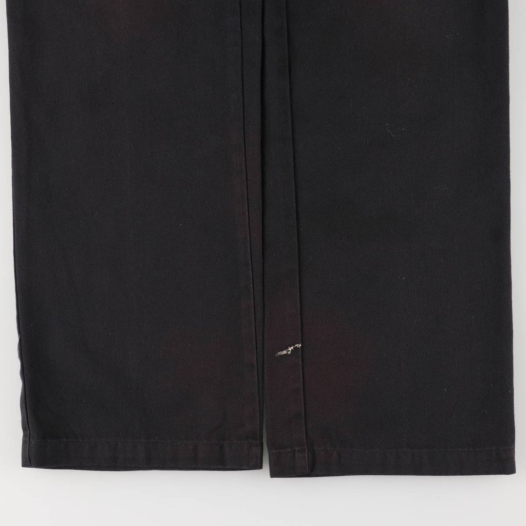 Dickies Work Pants Men's W34 unclear black type Vintage Second Hand
