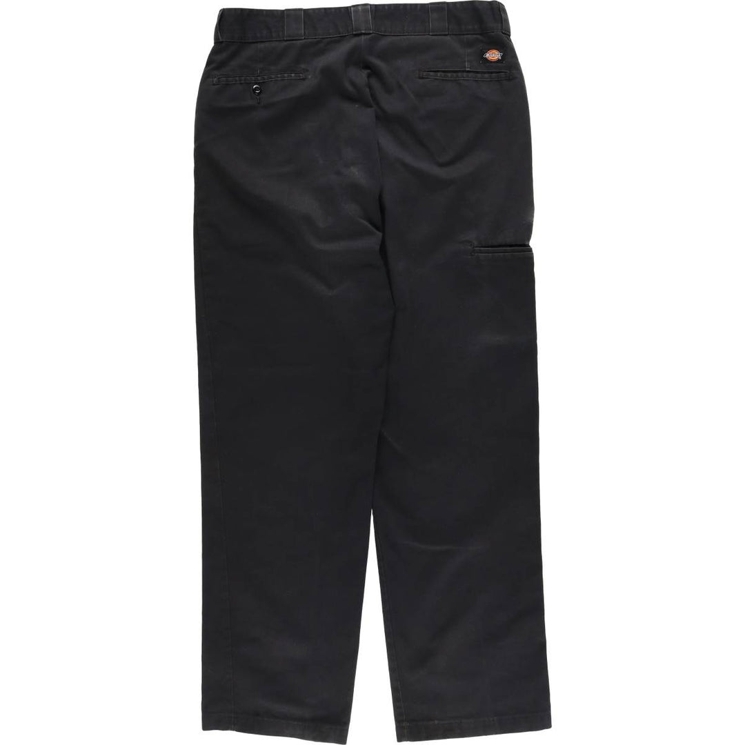 Dickies Regular Fit Work Pants Men's W35 equivalent polyester black type Vintage Second Hand