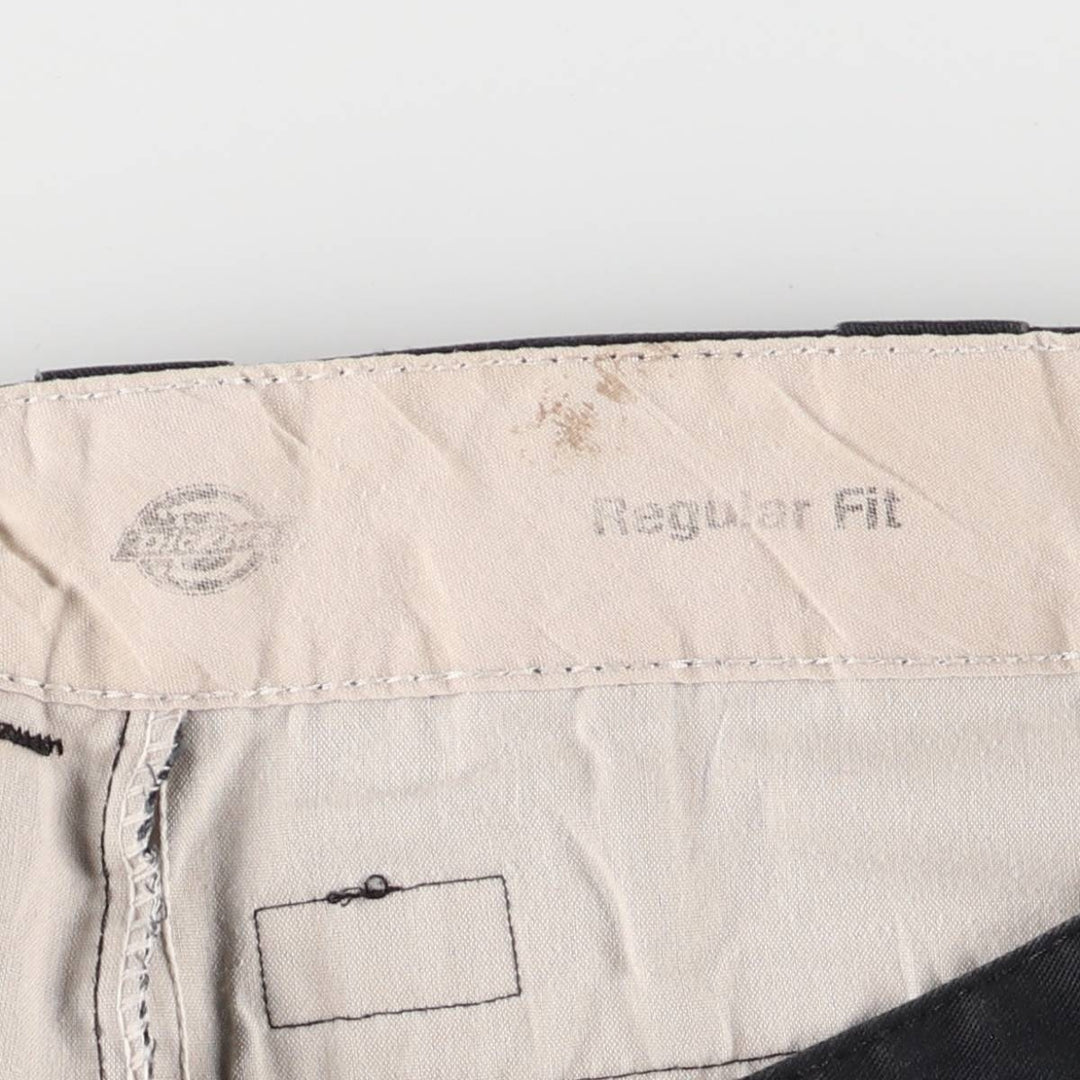 Dickies Regular Fit Work Pants Men's W35 equivalent polyester black type Vintage Second Hand