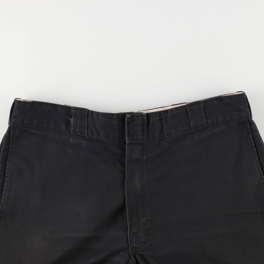 Dickies Regular Fit Work Pants Men's W35 equivalent polyester black type Vintage Second Hand