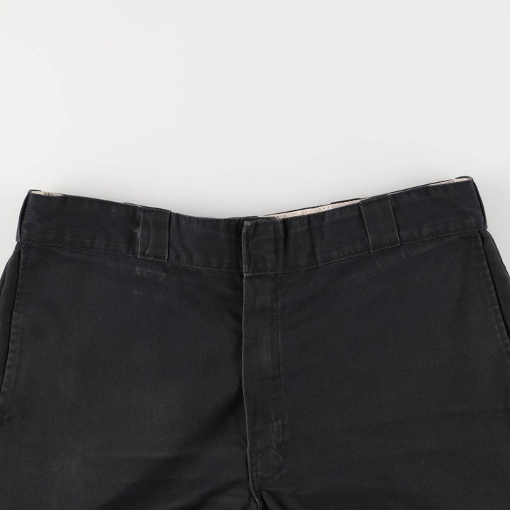 Dickies Regular Fit Work Pants Men's W35 equivalent polyester black type Vintage Second Hand