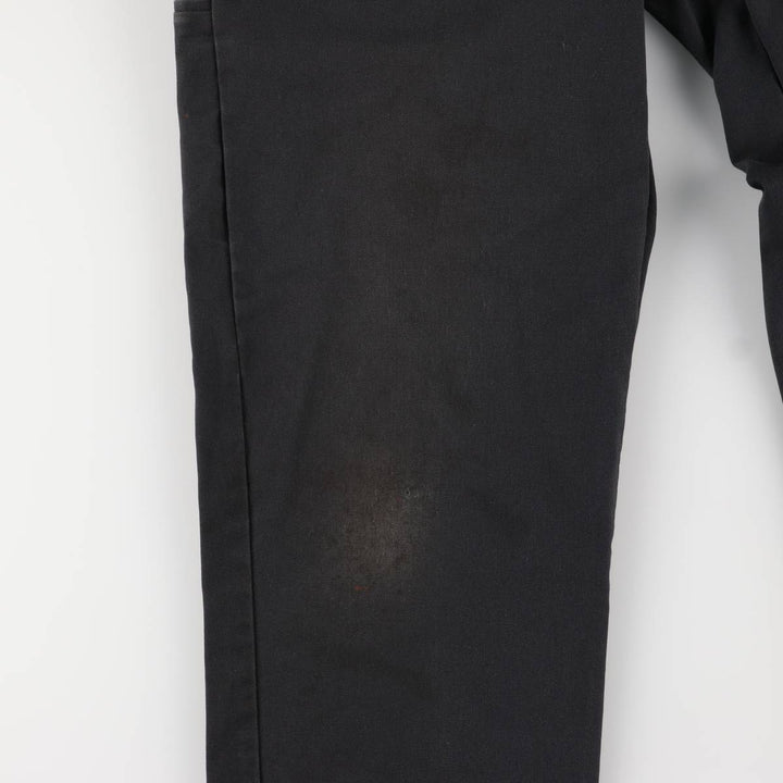 Dickies Regular Fit Work Pants Men's W35 equivalent polyester black type Vintage Second Hand