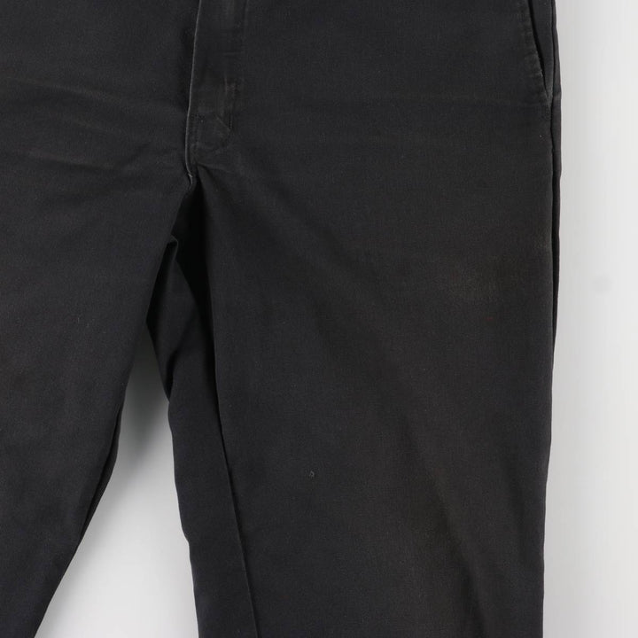 Dickies Regular Fit Work Pants Men's W35 equivalent polyester black type Vintage Second Hand