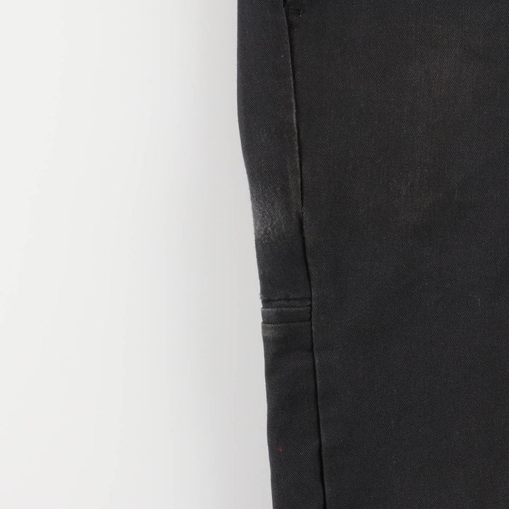 Dickies Regular Fit Work Pants Men's W35 equivalent polyester black type Vintage Second Hand