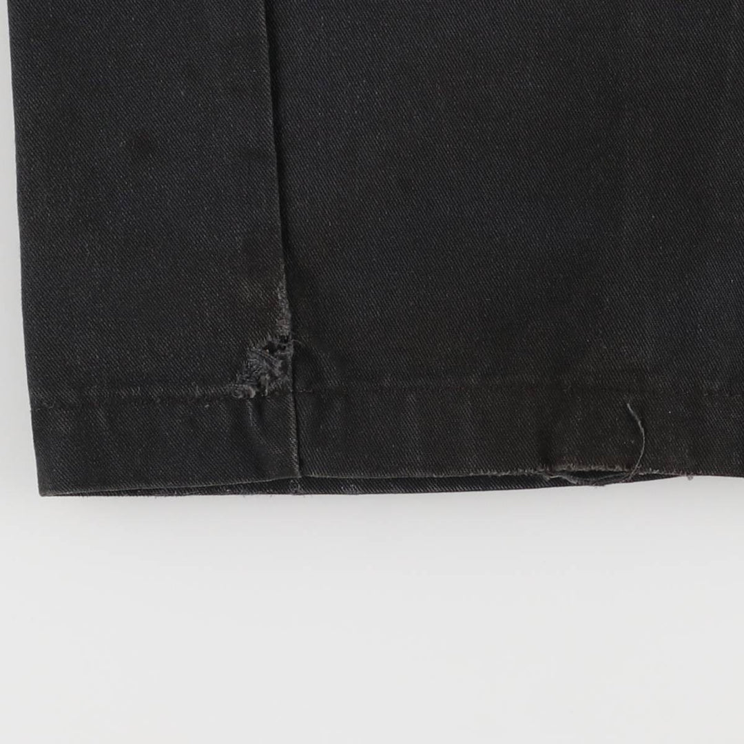 Dickies Regular Fit Work Pants Men's W35 equivalent polyester black type Vintage Second Hand