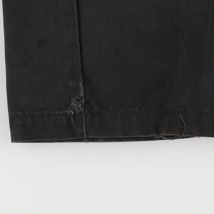 Dickies Regular Fit Work Pants Men's W35 equivalent polyester black type Vintage Second Hand