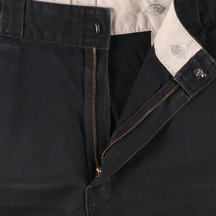 Dickies Regular Fit Work Pants Men's W35 equivalent polyester black type Vintage Second Hand