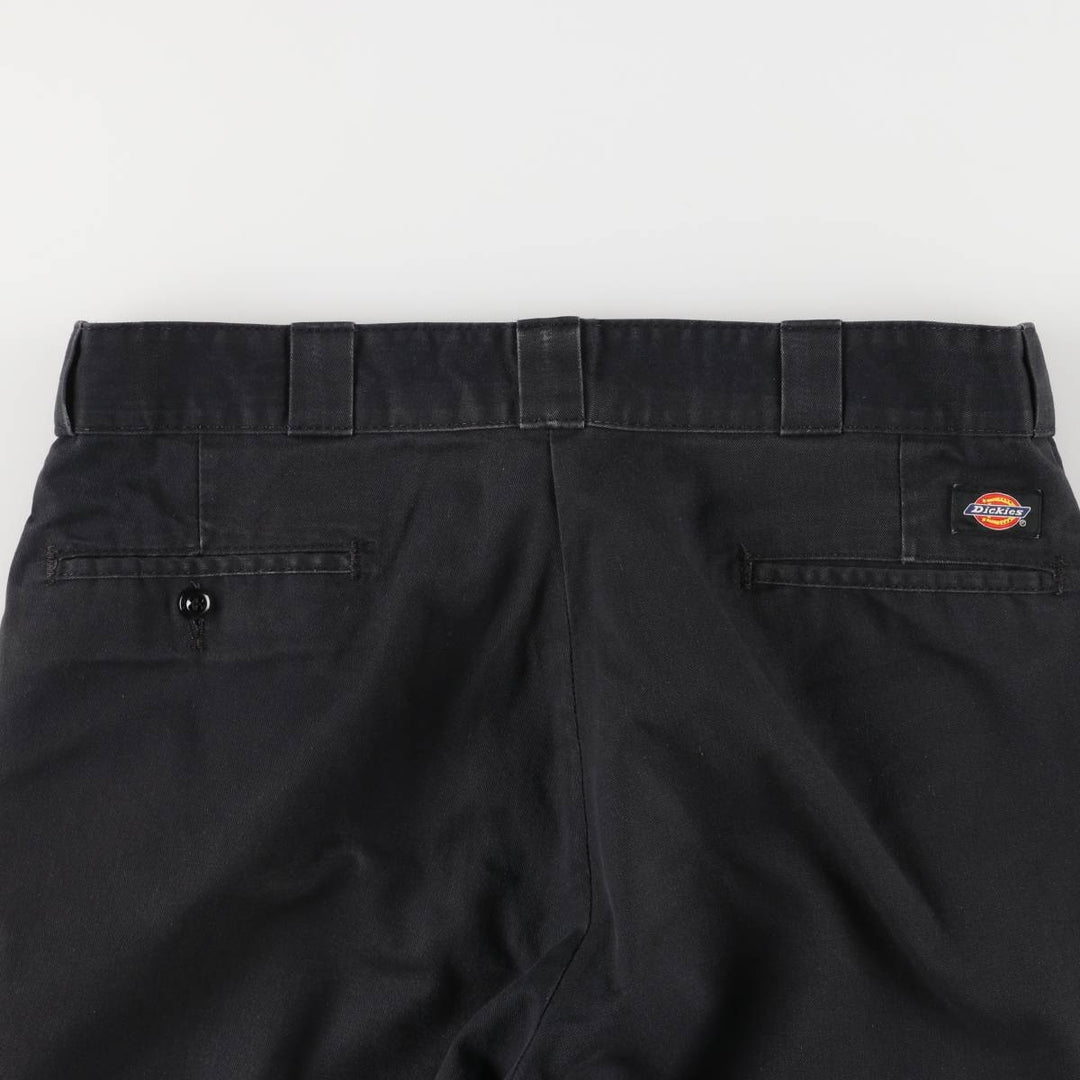 Dickies Regular Fit Work Pants Men's W35 equivalent polyester black type Vintage Second Hand