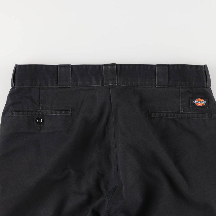 Dickies Regular Fit Work Pants Men's W35 equivalent polyester black type Vintage Second Hand
