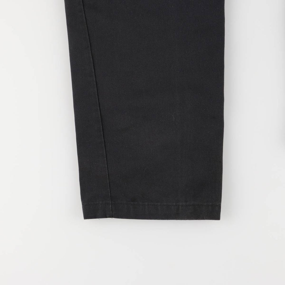 Dickies Regular Fit Work Pants Men's W35 equivalent polyester black type Vintage Second Hand
