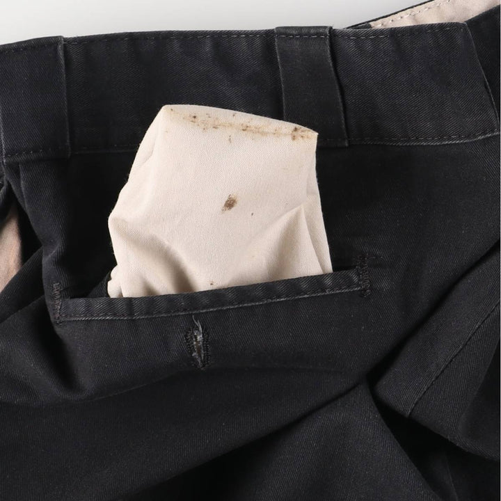 Dickies Regular Fit Work Pants Men's W35 equivalent polyester black type Vintage Second Hand
