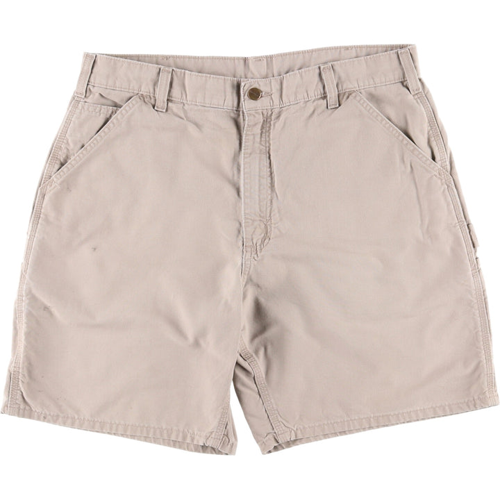 Carhartt Duck Painter Shorts, Shorts, Men's, W36 equivalent cotton Beige type Vintage Second Hand
