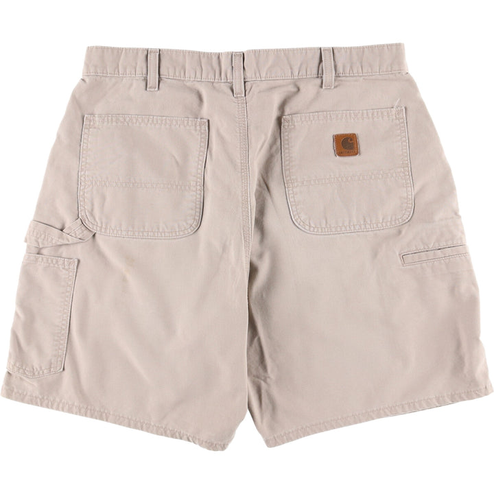 Carhartt Duck Painter Shorts, Shorts, Men's, W36 equivalent cotton Beige type Vintage Second Hand